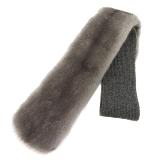 Prada Fur Scarf Wool