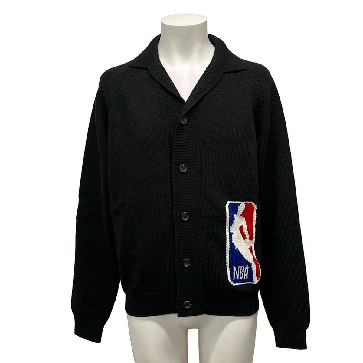 Louis Vuitton Cardigan S Nba Giant Monogram Logo Zno Black Nba