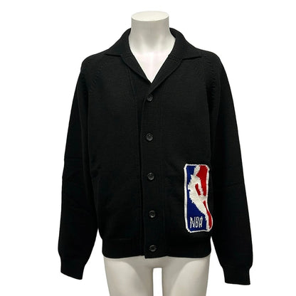 Louis Vuitton Cardigan S Nba Giant Monogram Logo Zno Black Nba