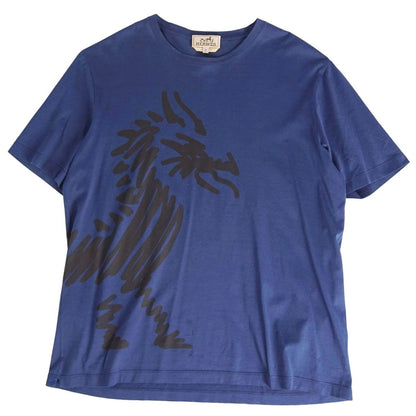 Hermes T-Shirt Short Sleeve Print