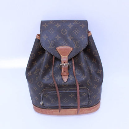 Louis Vuitton Montsouris MM Monogram Leather Brown Backpack