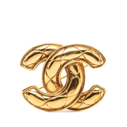 Chanel Quilted Gold Plated