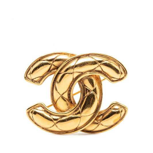 Chanel Quilted Gold Plated