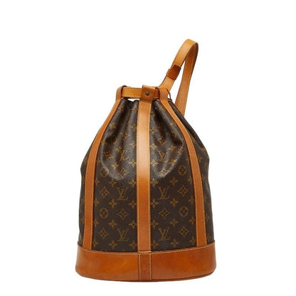 Louis Vuitton Monogram Randonnee PM Shoulder Bag Brown