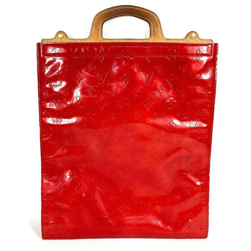 Louis Vuitton Handbag Stanton Monogram Vernis Red