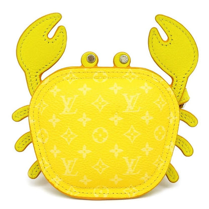 Louis Vuitton Charm Coin Case Club Crab Monogram Leather