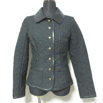 Louis Vuitton Leather Switch Monogram Quilted Jacket 34 Black
