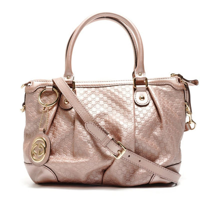 Gucci Shoulder Bag Micro GG Guccissima Leather Ski 2-Way