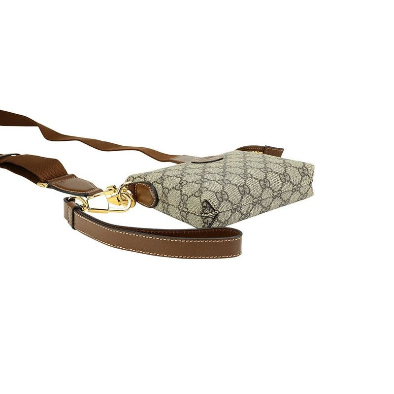 Gucci Shoulder Bag Interlocking G Beige Ebony — view 3