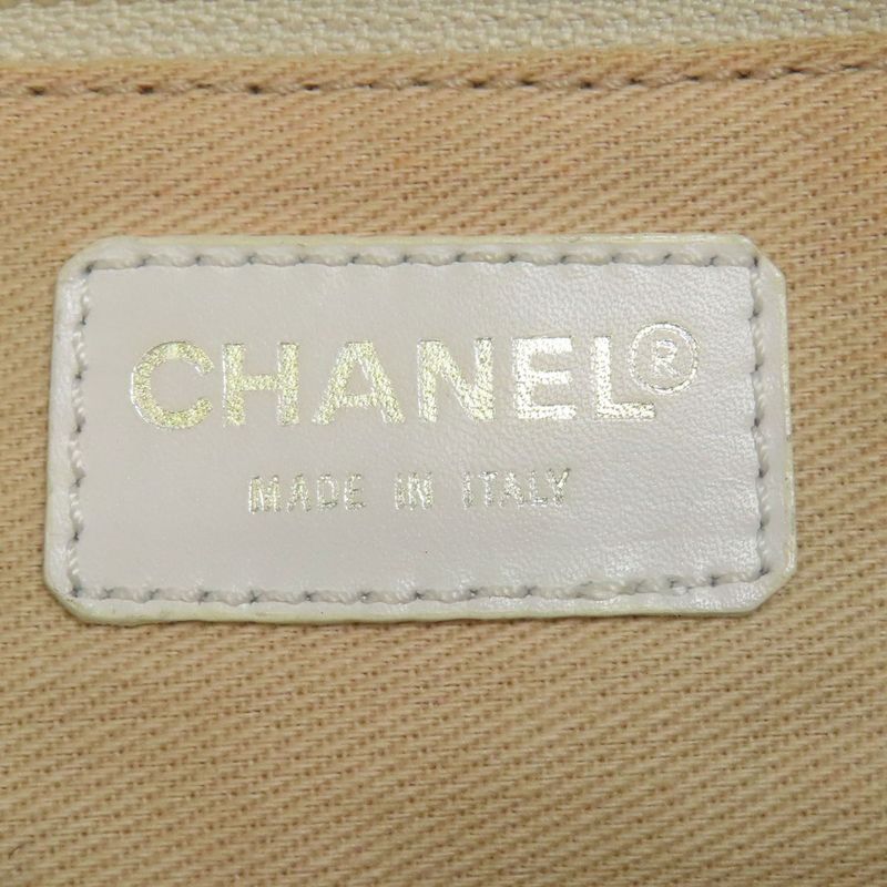 Chanel Coco Mark Gold Hardware Handbag Canvas Calf Women