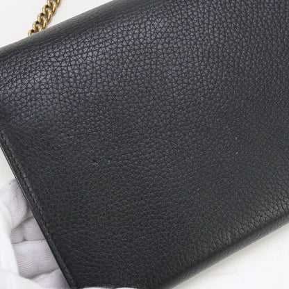 Gucci Chain Wallet GG Marmont 401232 Chain Wallet Leather Women