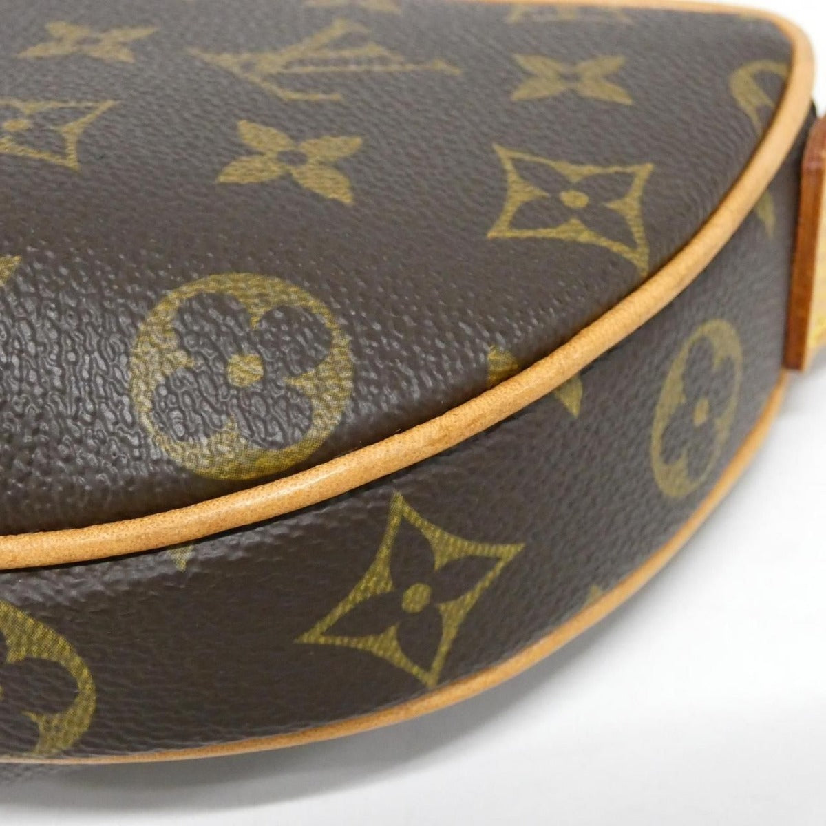 Louis Vuitton Monogram Pochette Croissant Shoulder Bag Brown Marron — view 2