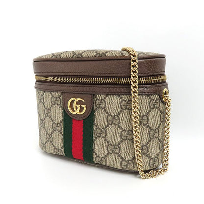 Gucci Ophidia Web Stripe Belt Bag 699765 2WAY Shoulder Bag Beige