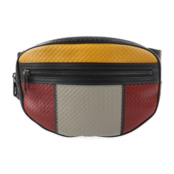 Bottega Veneta Belt Bag IN Micro Intrecciato Embossed Waist Calfleath