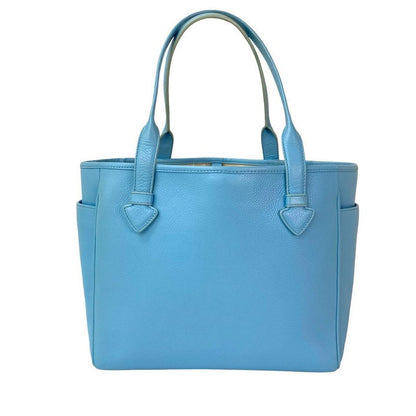 Loewe Heritage Logo Shape Pressed Leather Tote Bag Handbag