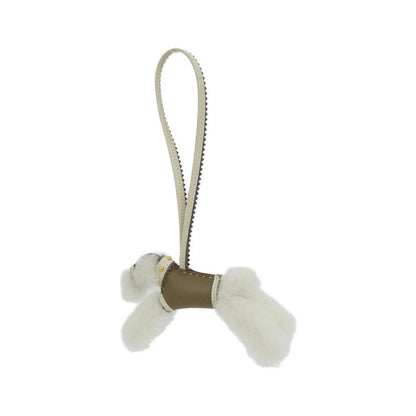 Hermes Buddy Epi Bag Charm Etoupe