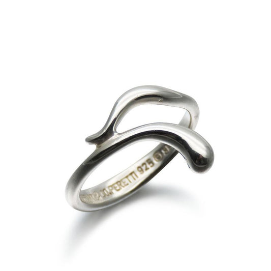 Tiffany & Co Ring Tia Dos Rop 925 Silver 2.3 g 7.5