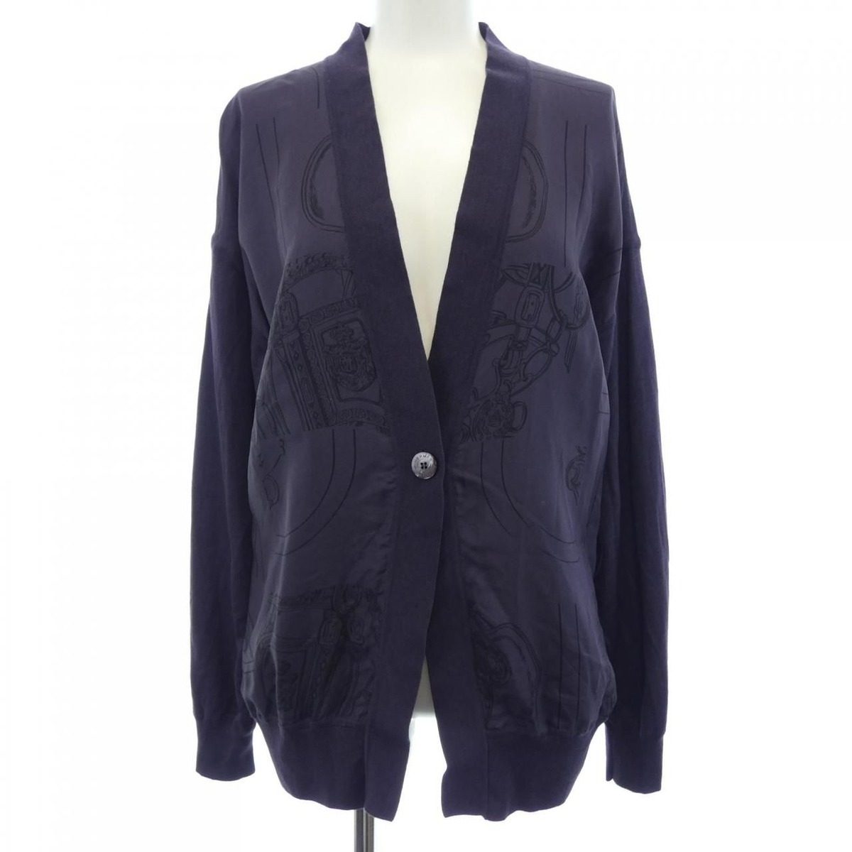 Hermes Twill Lane Cardigan
