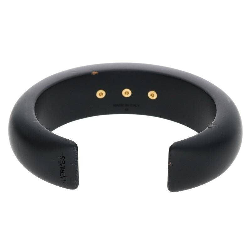 Hermes Collier De Chien Wood Bangle