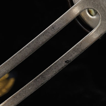 Chanel Camellia Ribbon Velour Black Women's Barrette