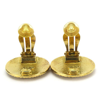 Chanel Earring Metal Gold Accessories Plated Coco Mark Ladies Women Chanel