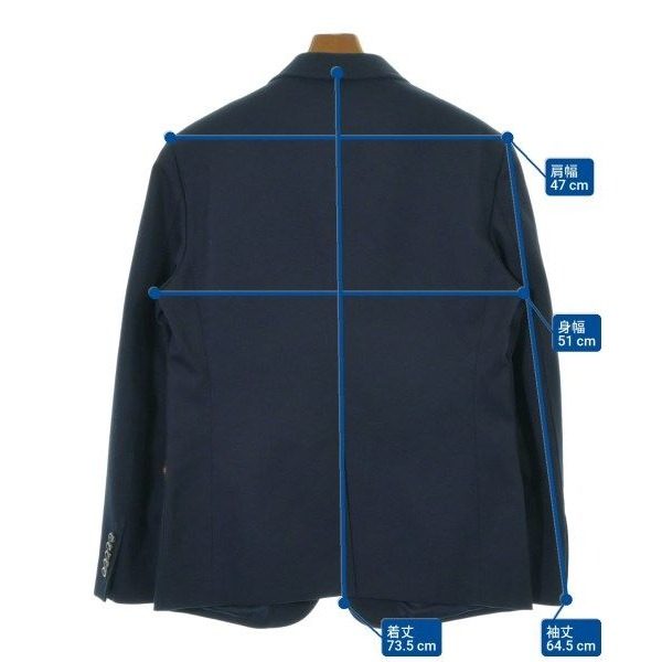 Gucci Tailored Jacket Navy — view 8