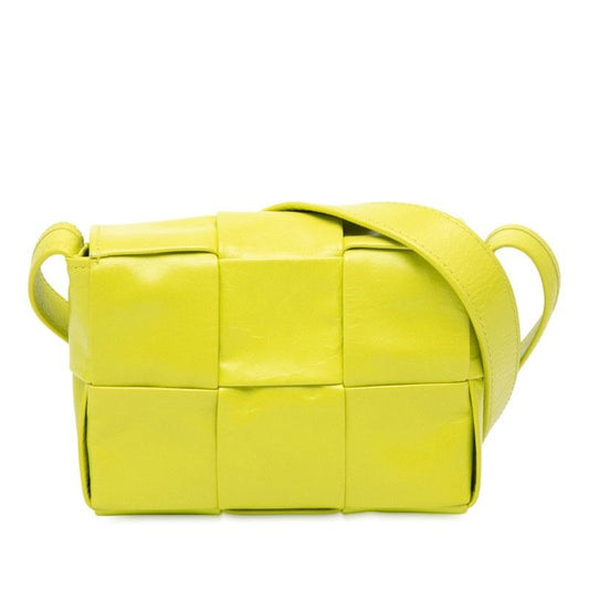 Bottega Veneta Maxi Intrecciato Cassette Light Green Leather