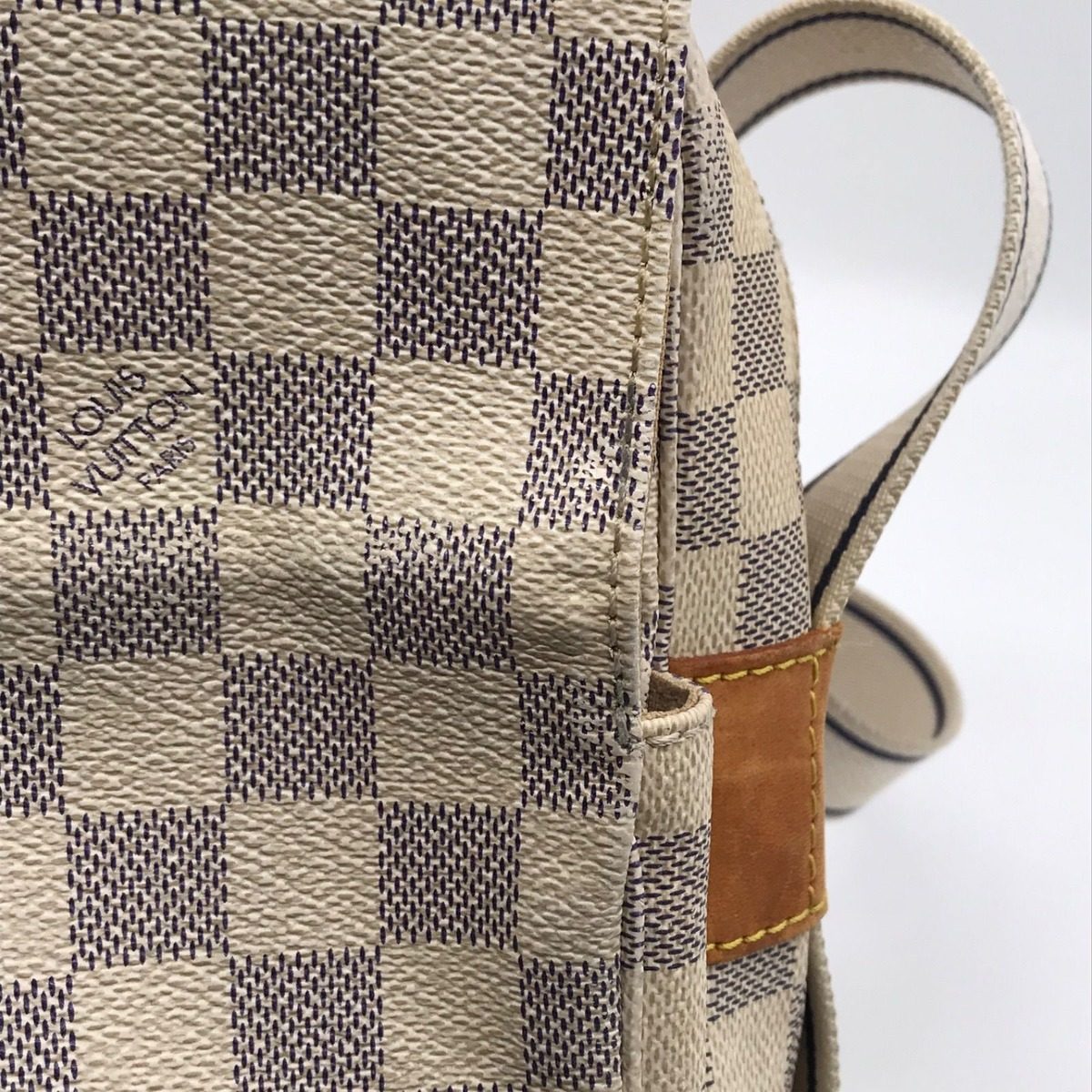 Louis Vuitton Damier Azur Naviglio Shoulder Bag Price Negotiation Welcome — view 13