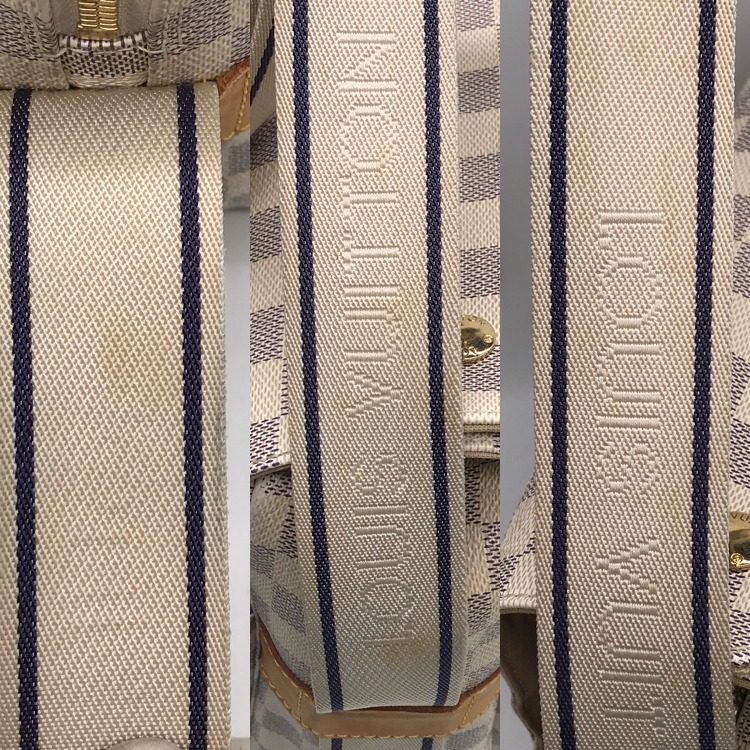 Louis Vuitton Damier Azur Naviglio Shoulder Bag Price Negotiation Welcome — view 14