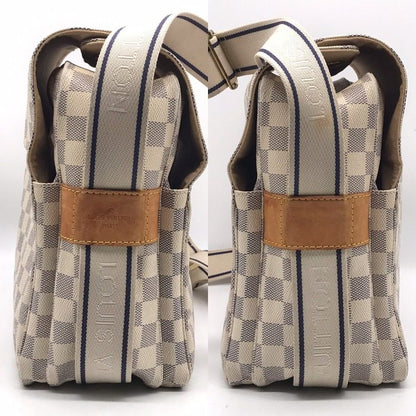 Louis Vuitton Damier Azur Naviglio Shoulder Bag Price Negotiation Welcome — view 3