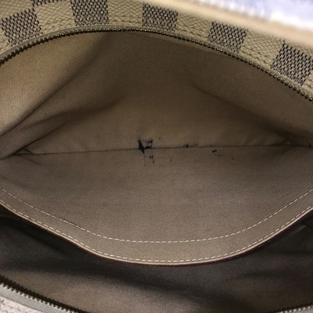 Louis Vuitton Damier Azur Naviglio Shoulder Bag Price Negotiation Welcome — view 6