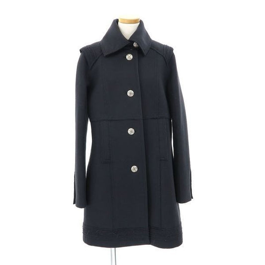 Chanel Coat Wool Black