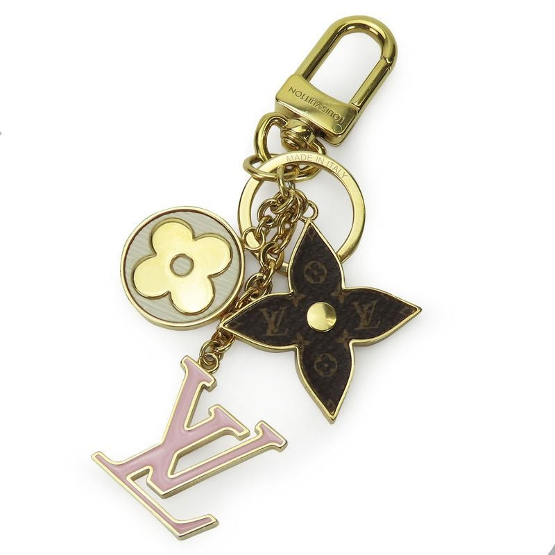 Louis Vuitton Key Holder Spring Street Signature Monogram Metal Brown