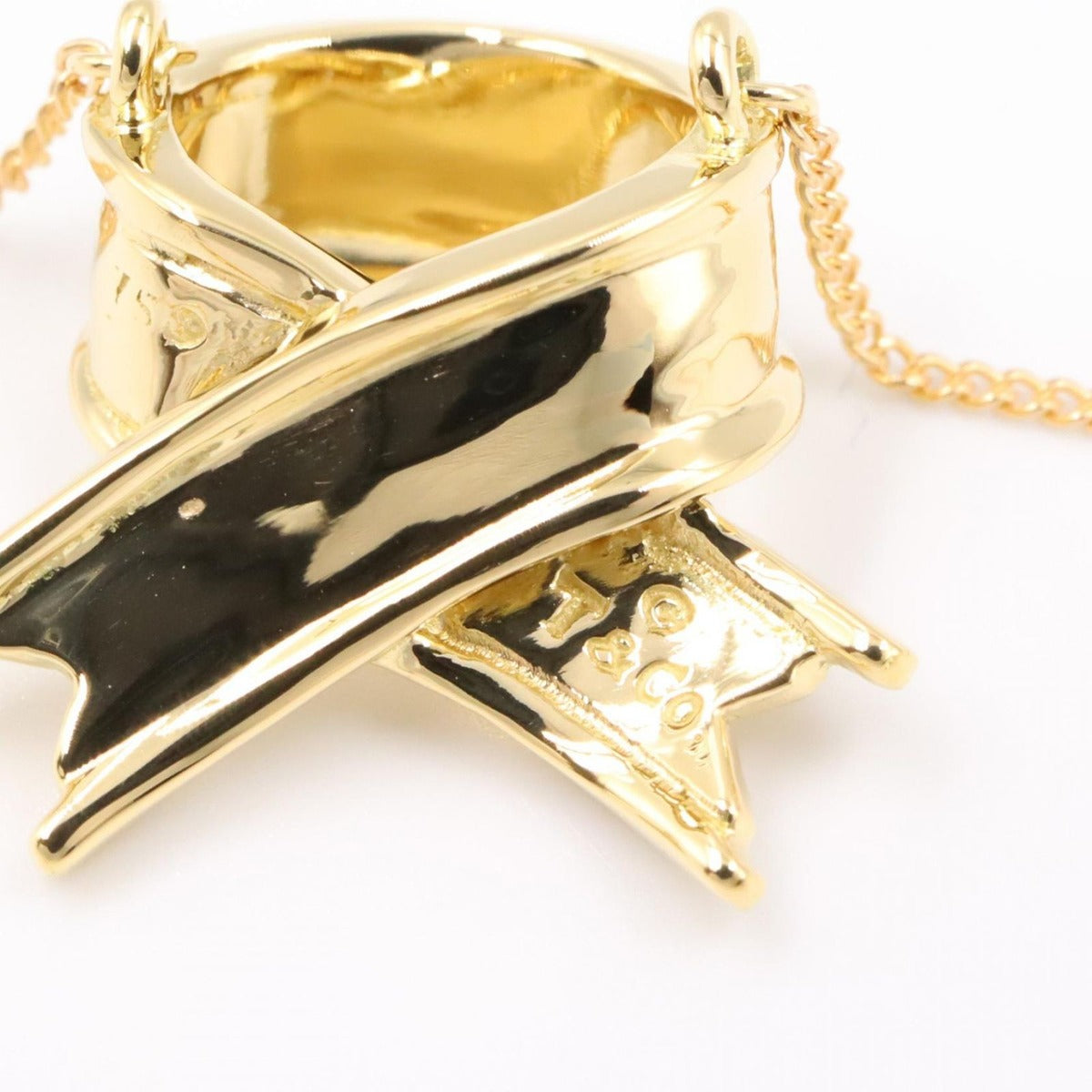 Tiffany & Co. Necklace Cross Ribbon — view 3