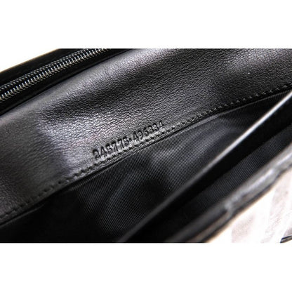 Gucci Long Wallet Women Leather Black GG Horsebit — view 9