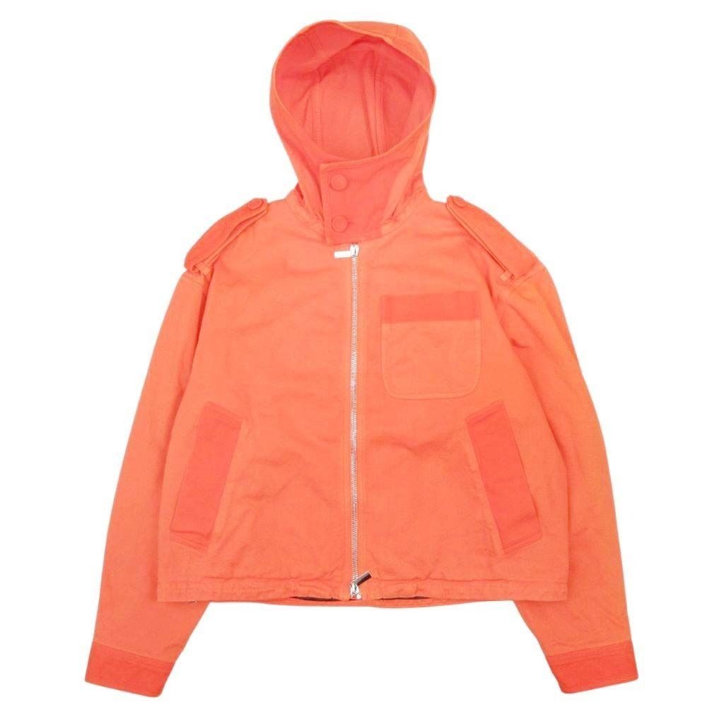 Dior Homme Peter Doig Collaboration Oversize Cotton Hoodie 46 Orange