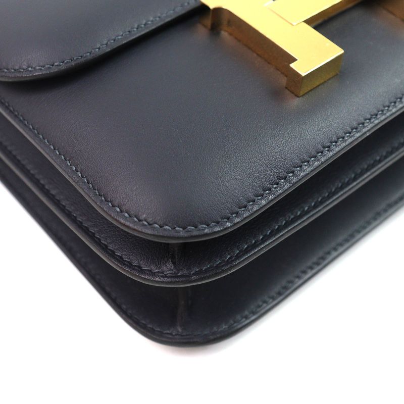Hermes Constance 3 Mini 18 Miroir Vosuft Cavan Gold Hardware Shoulder Bag