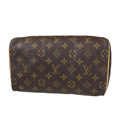 Louis Vuitton Speedy 25 Monogram Handbag Monogram Canvas M41528 Brown Women