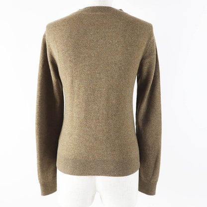 Hermes 22AW 2h2631d1 Cashmere H Lift Long Sleeve Knit Pullover Brownish 34