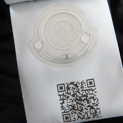 Moncler Suir Leather Logo Patch with Hood Nylon Jacket Dark Navy — view 11