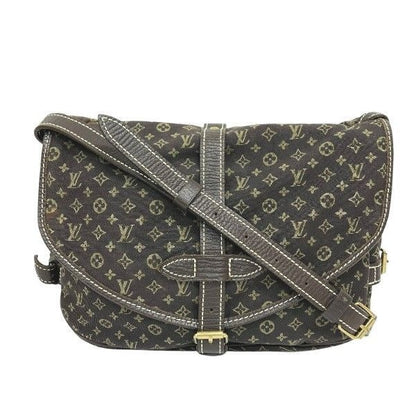 Louis Vuitton Monogram Mini Lin Saumur 30 Shoulder Bag