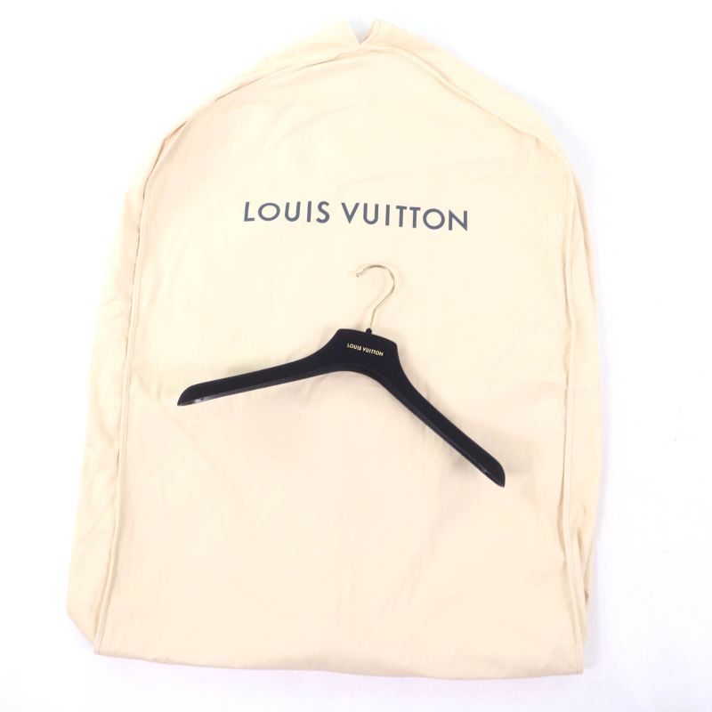 Louis Vuitton Wool Silk-blend Lined Monogram Belted Collarless Long Length Coat