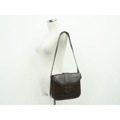 Saint Laurent Yves YSL Leather Shoulder Bag — view 6