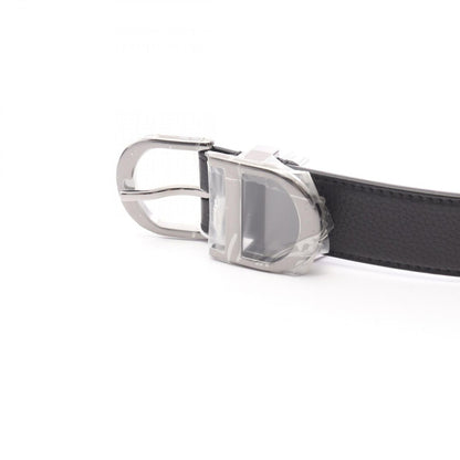 Dior Belt CD Logo Black Leather — view 2
