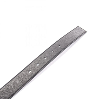 Dior Belt CD Logo Black Leather — view 3