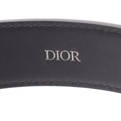 Dior Belt CD Logo Black Leather — view 4