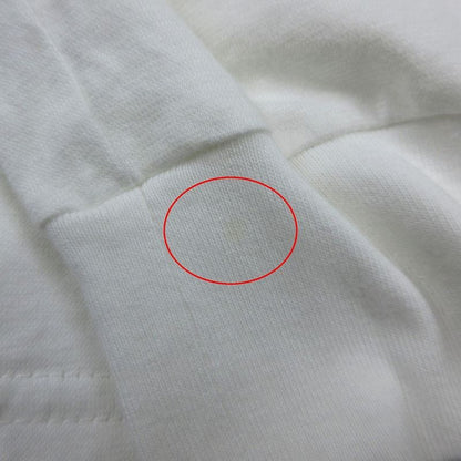 Chanel 20p Long T-Shirt Women's S White Cotton Coco Mark Camellia Long Sleeves