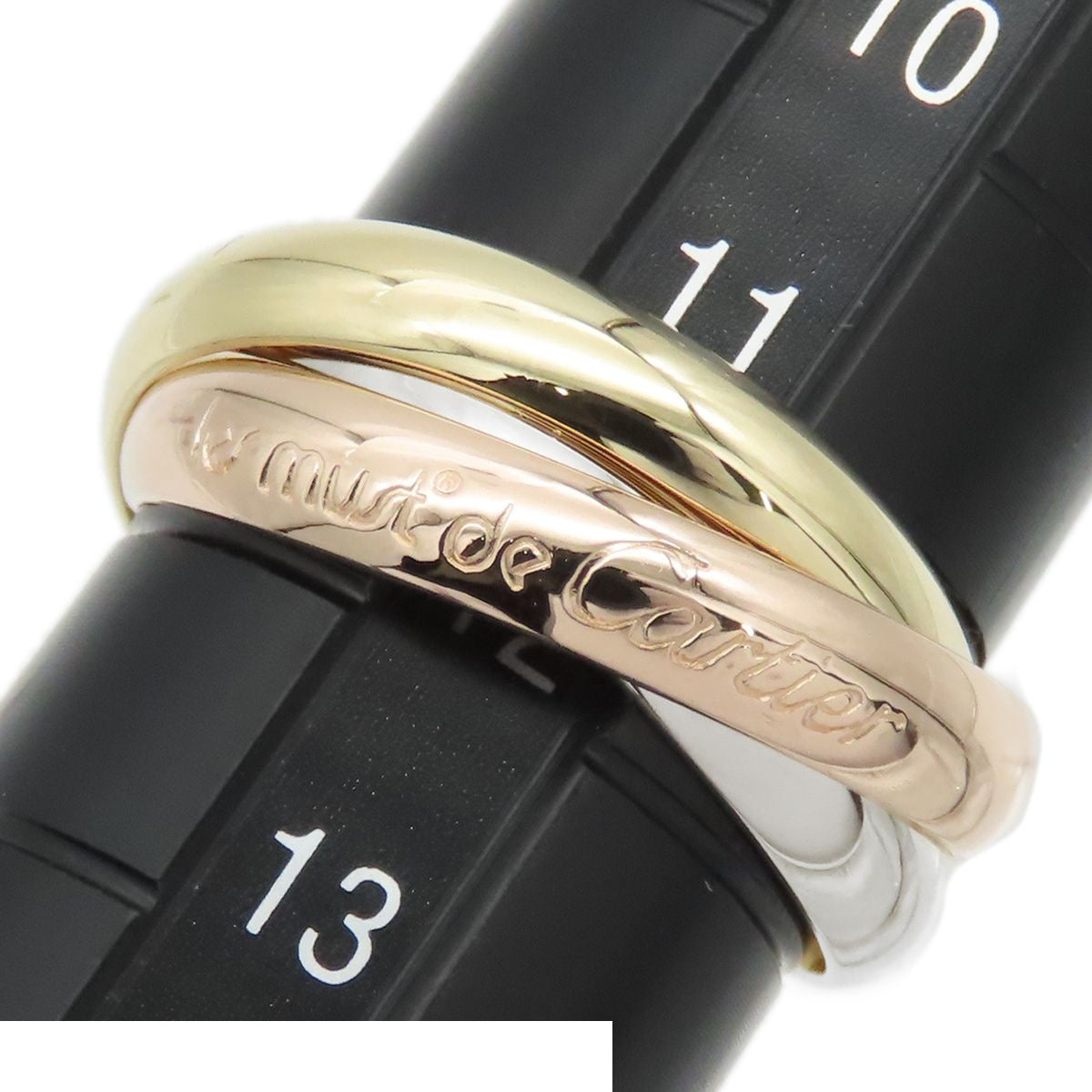 Cartier Trinity Ring Three Color Gold MM — view 8