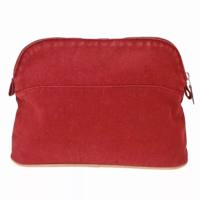 Hermes Ermel Pouch Bolide Makeup Cotton Red 05 Bs063