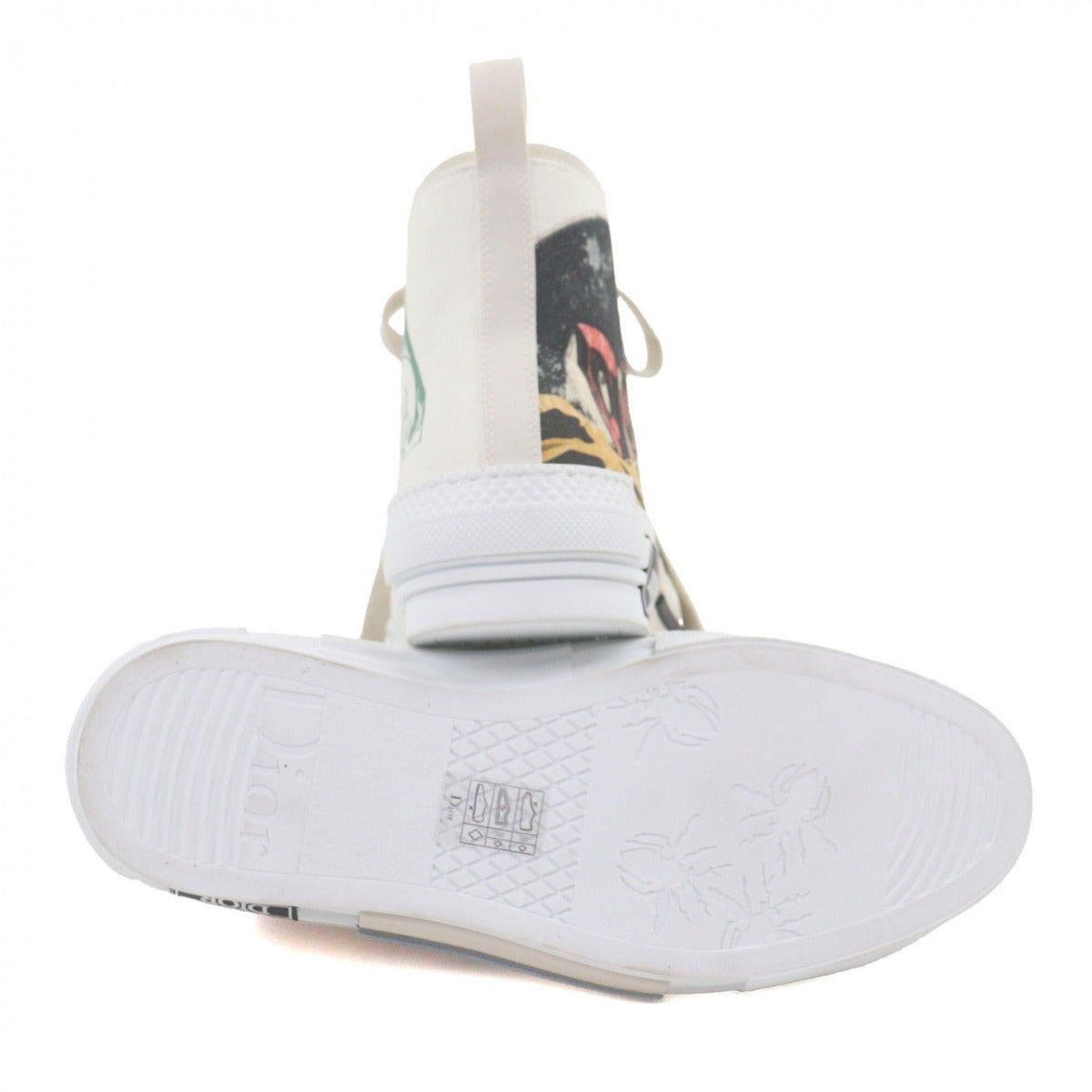 Dior Homme Astero Canvas High Cut Sneakers White 40 — view 5